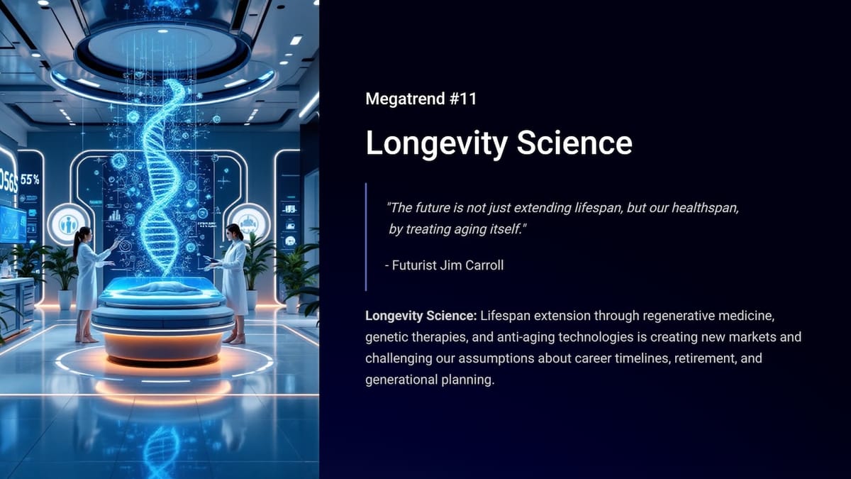 Megatrend #11 - Longevity Science
