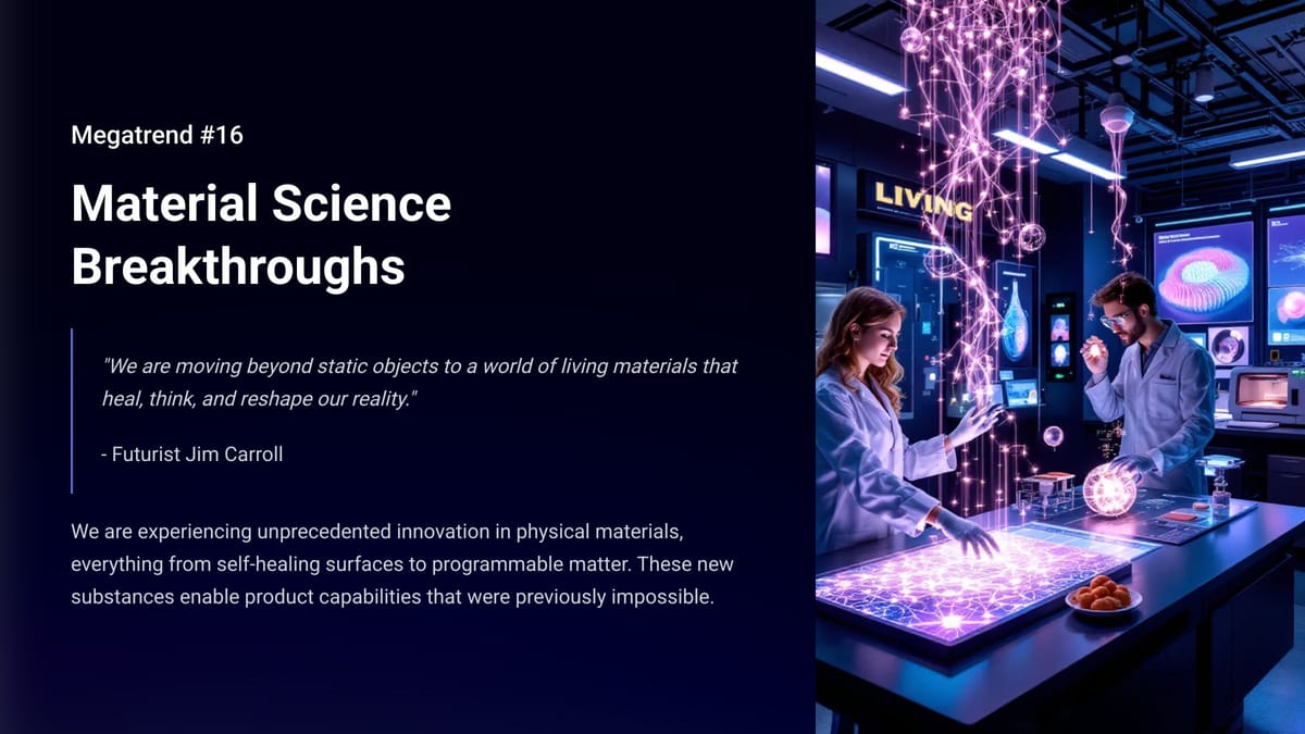 Megatrend #16 — New Materials Science