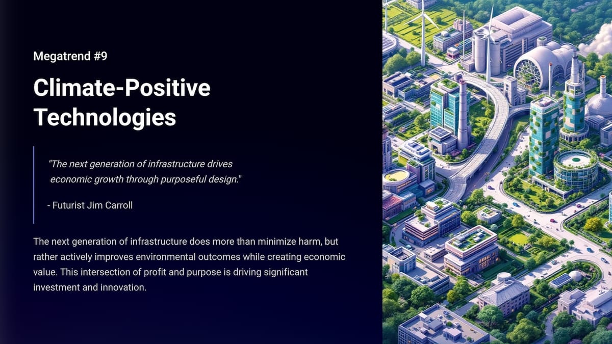 Megatrend #9 — Climate-Positive Technologies