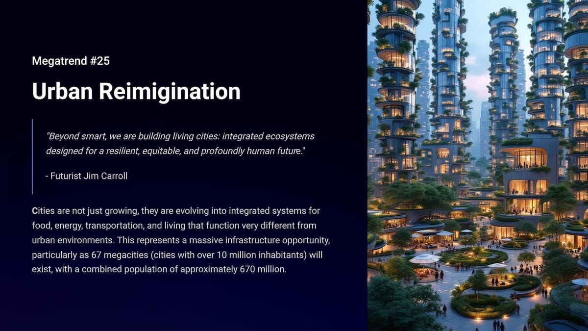 Megatrend #25 - Urban Reimagination