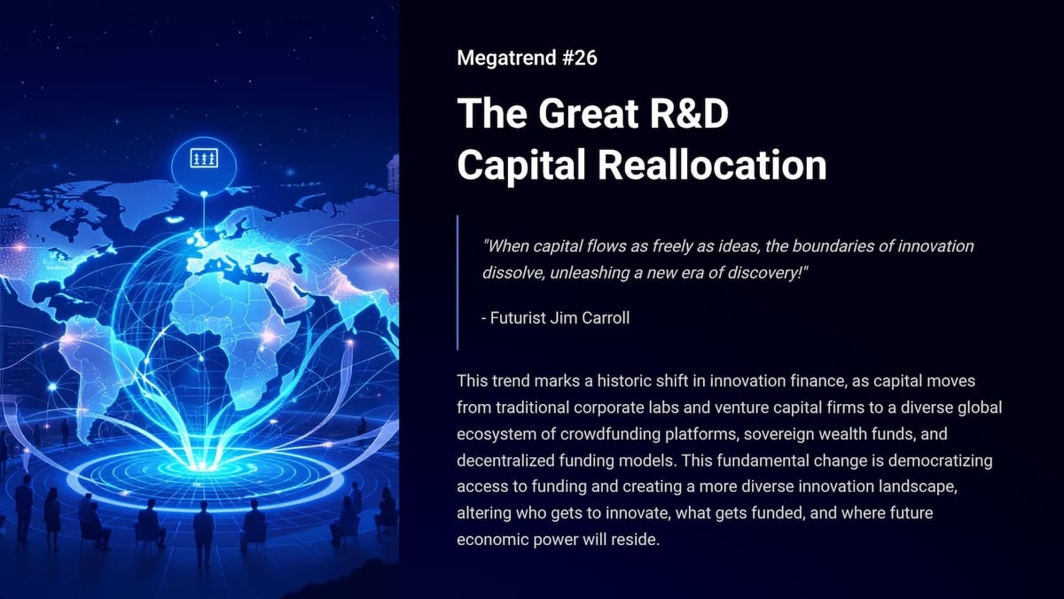 Megatrend #26 - The Great R&D Capital Reallocation