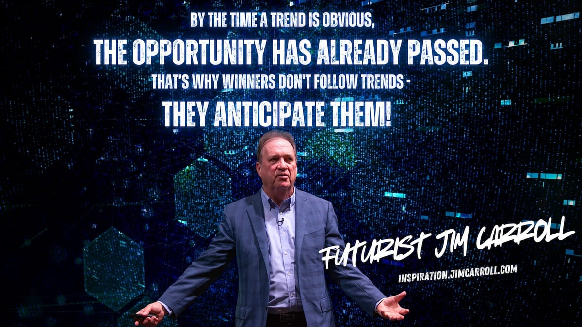 Anticipate, Don't Follow.