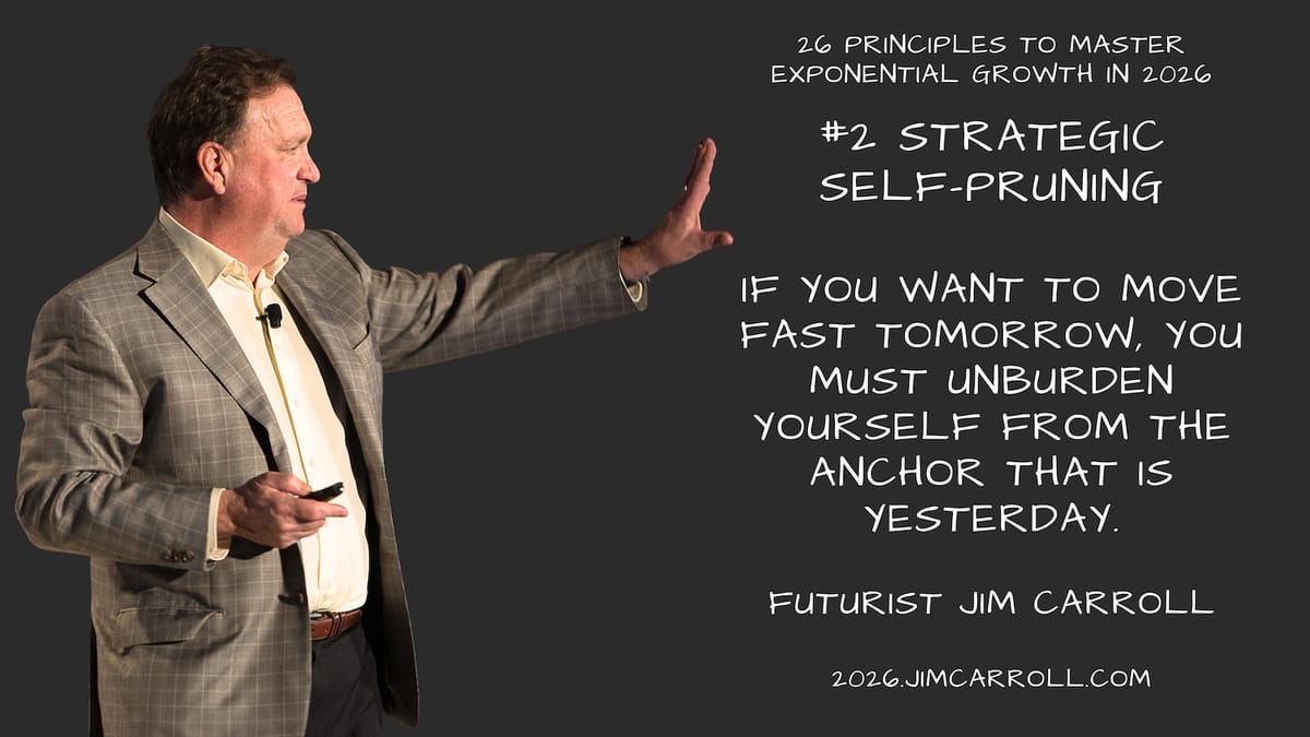 26 Principles for 2026: #2 Strategic Self-Pruning