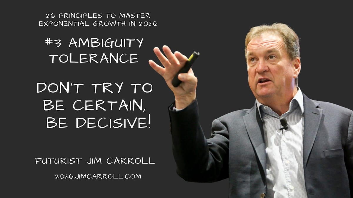 26 Principles for 2026: #3 Ambiguity Tolerance