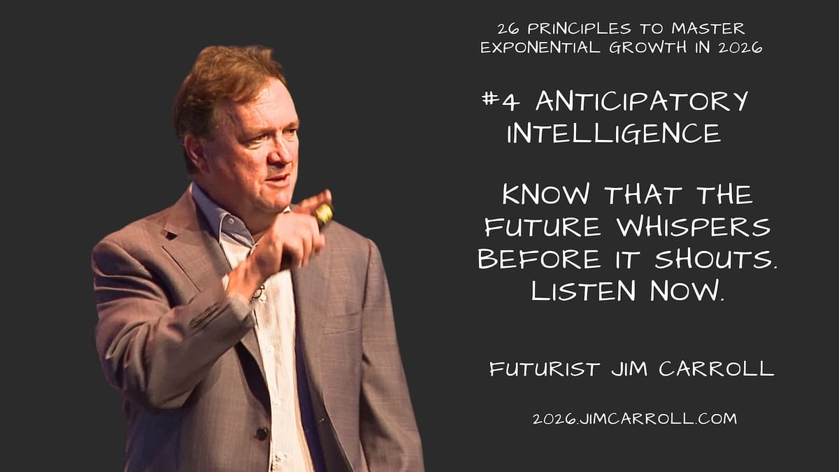 26 Principles for 2026: #4 Anticipatory Intelligence
