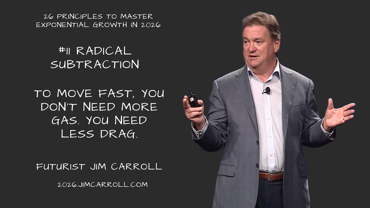 26 Principles for 2026: #11 Radical Subtraction