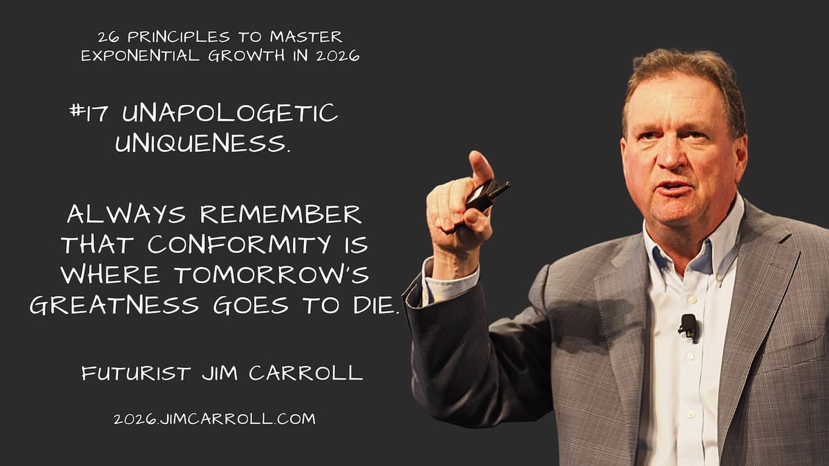 26 Principles for 2026: #17 Unapologetic Uniqueness