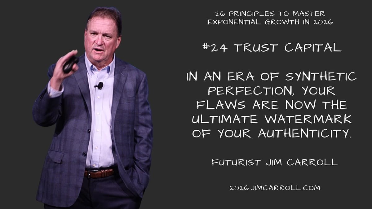 26 Principles for 2026 - #24 Trust Capital