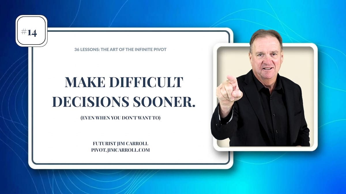 Art of the Infinite Pivot #14 - Difficult Decisions