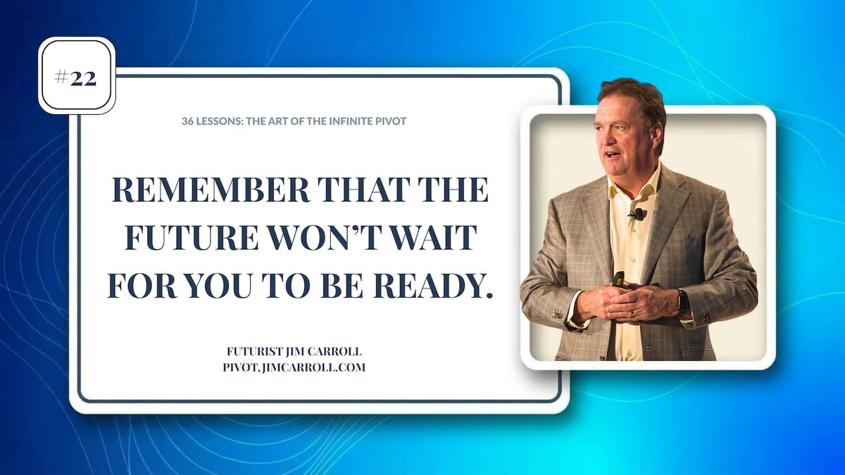 The Art of the Infinite Pivot #22 - Don't Wait