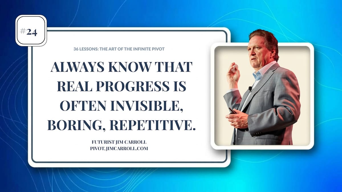 The Art of the Infinite Pivot #24 - Slow but Steady