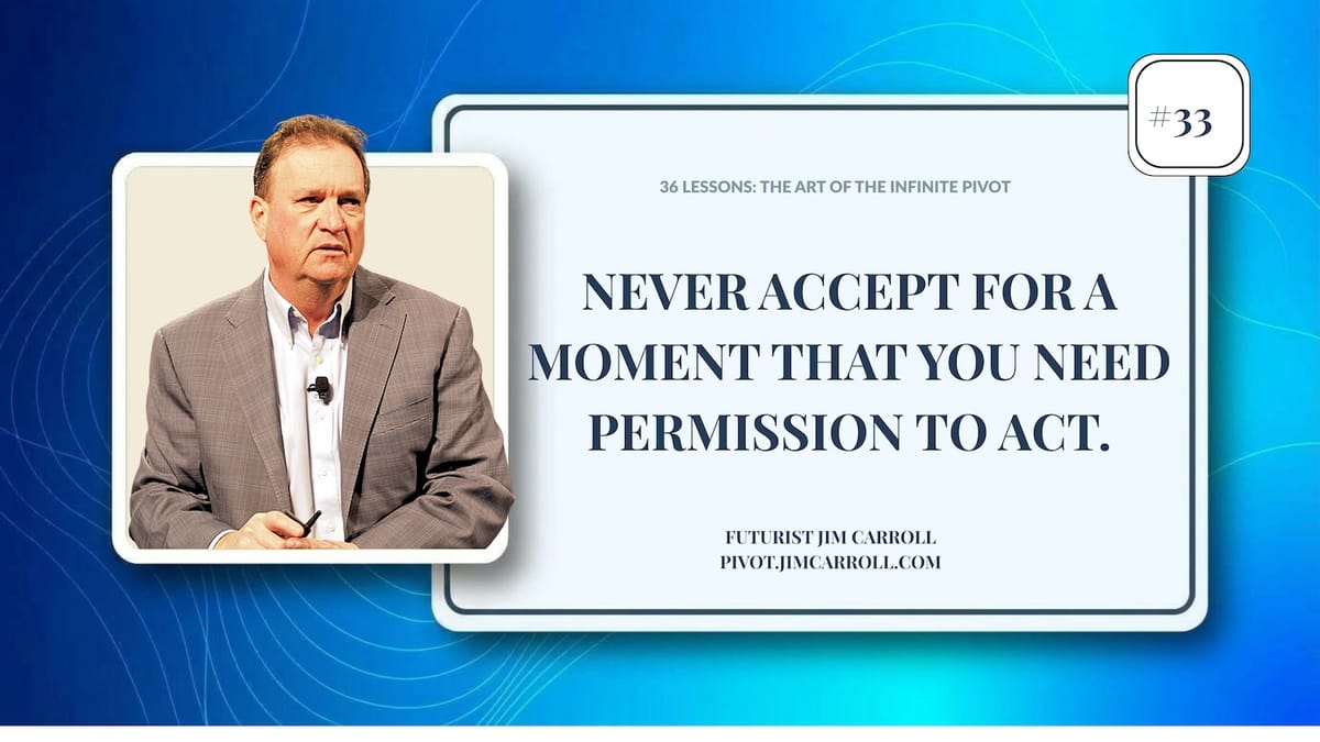 Art of the Infinite Pivot #33 - Permission